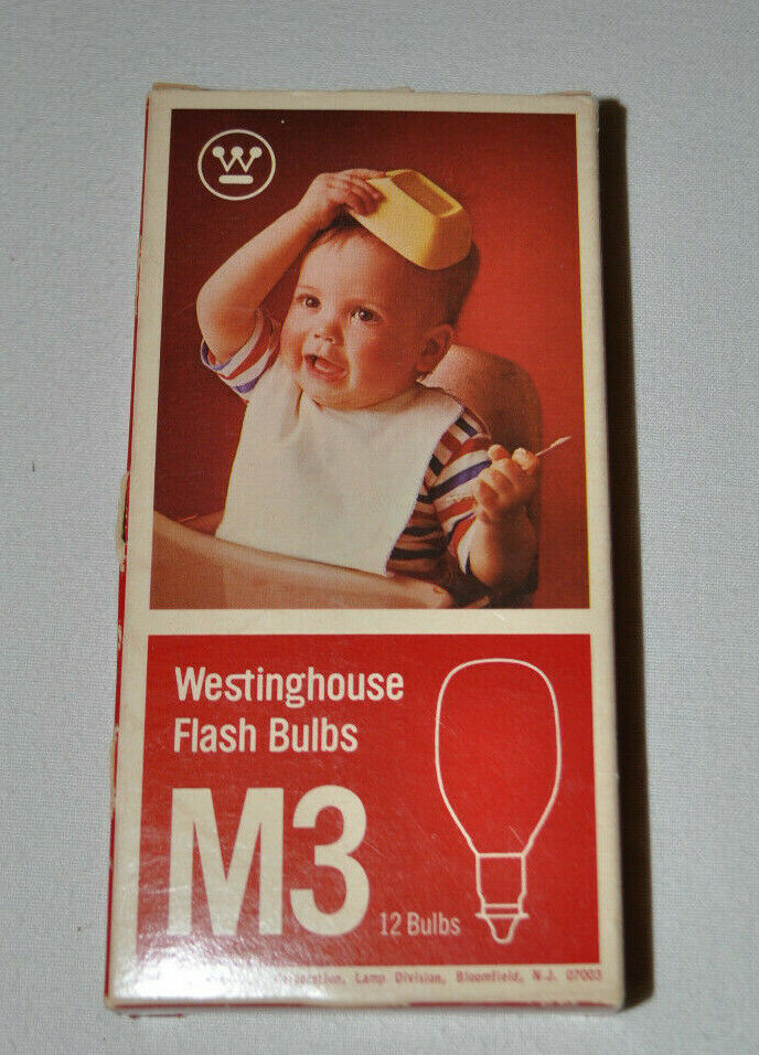 Westinghouse M3 Flash Bulbs 12 Count Box  Nos